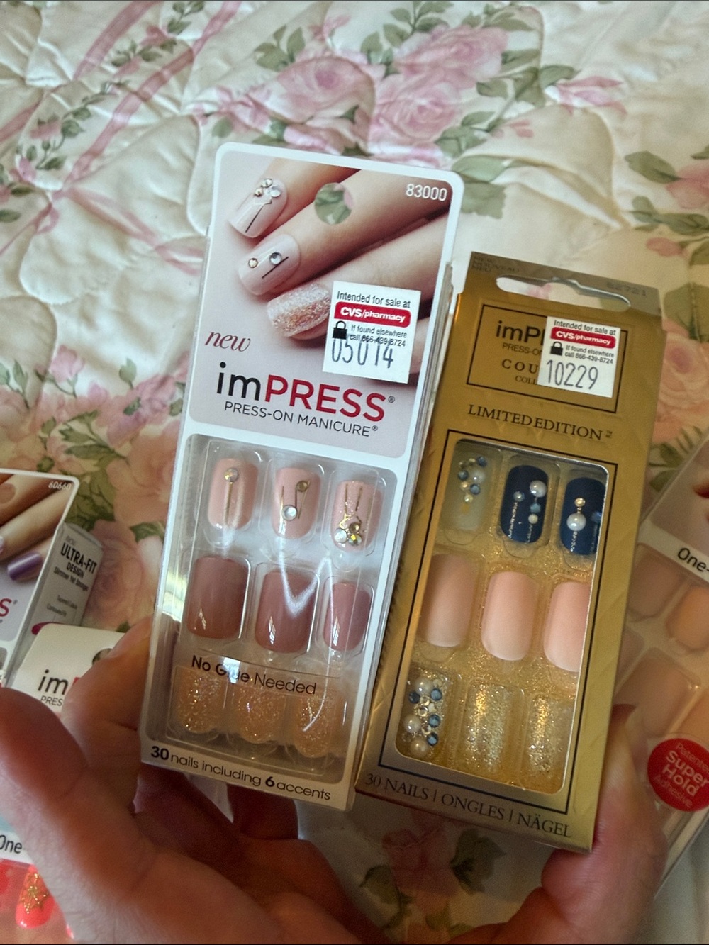 Bundle of 10 impress by kiss press on nail sets - Picture 5 of 5